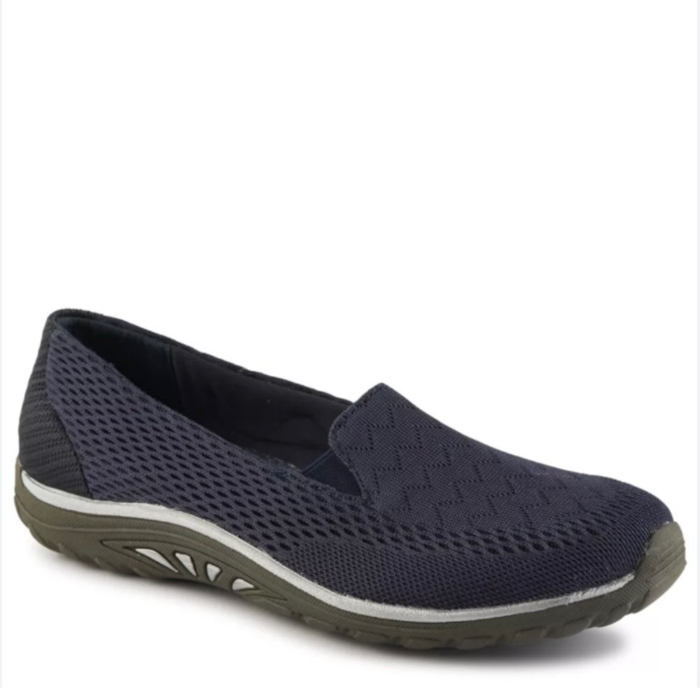 Skechers Reggae fest willows Dubai navy‎ blue comfort shoes size 10